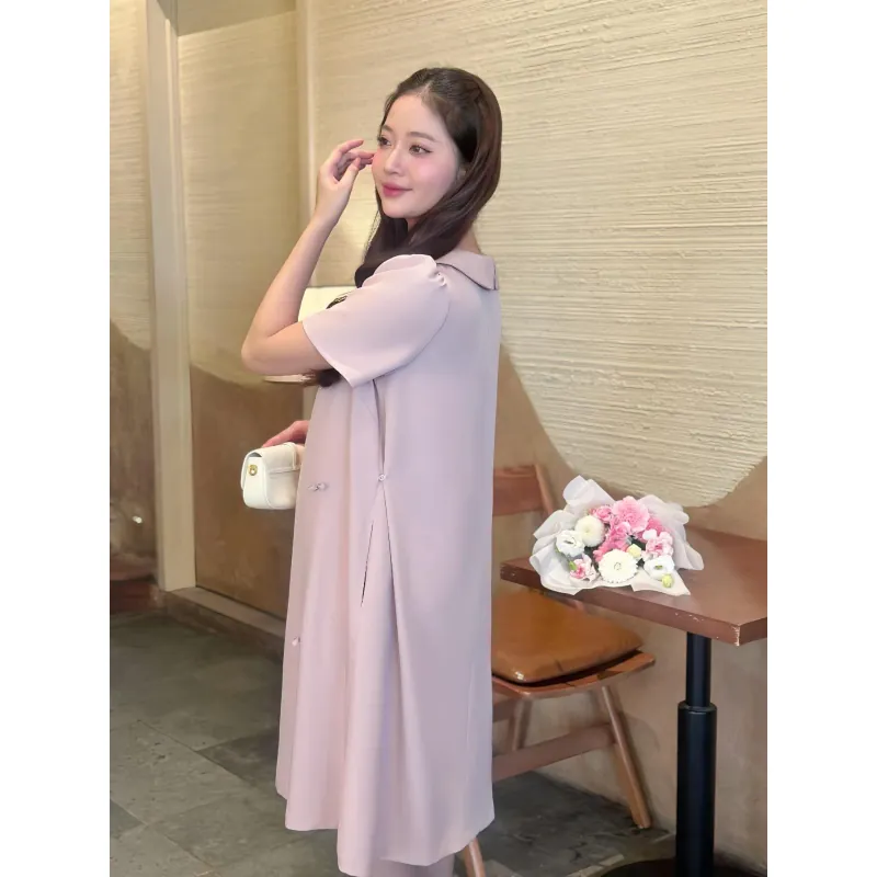 Đầm bầu may thiết kế. Size 46-65kg, mặc dài qua gối. 776830