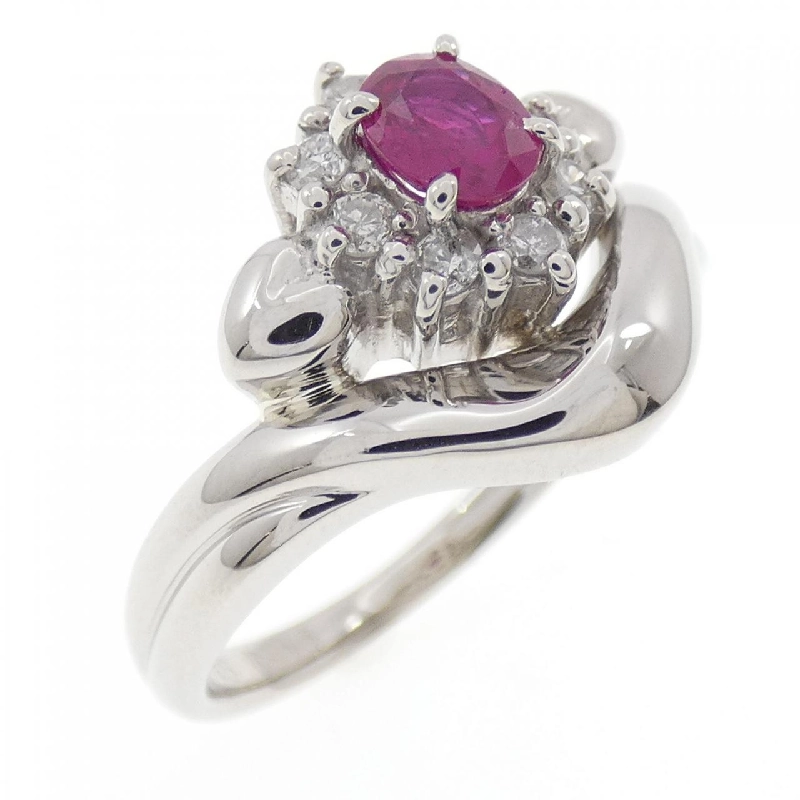 Nhẫn Ruby PT900 0.45CT - Hàng hiệu Chính hãng 850409