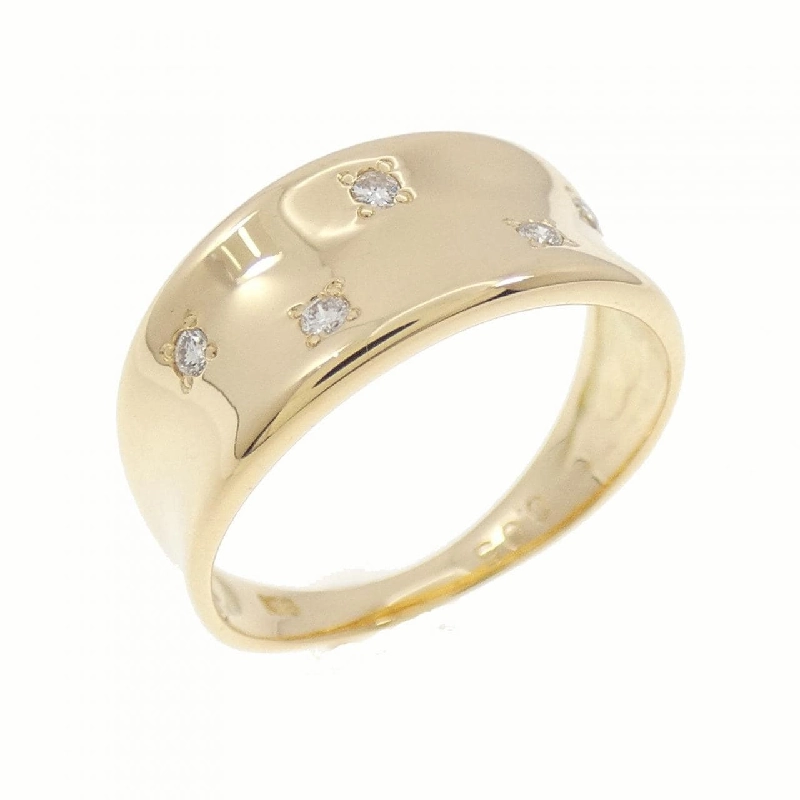 Nhẫn kim cương K18YG 0.05CT 671547