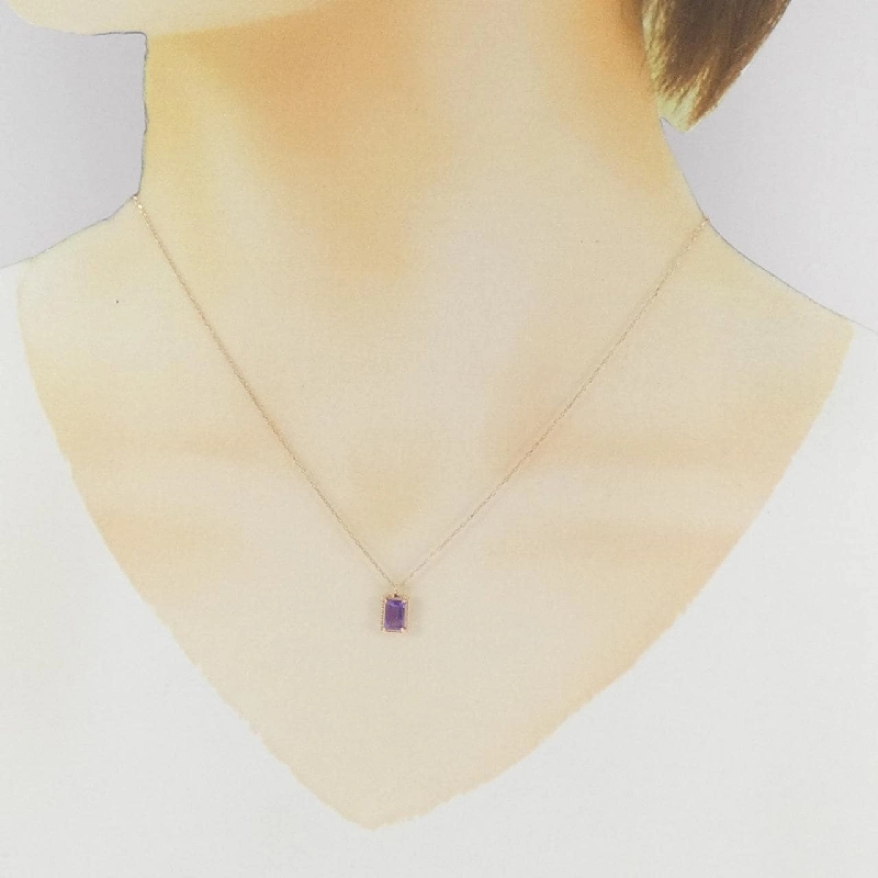 K10PG Amethyst Necklace - Hàng hiệu Authentic 856369