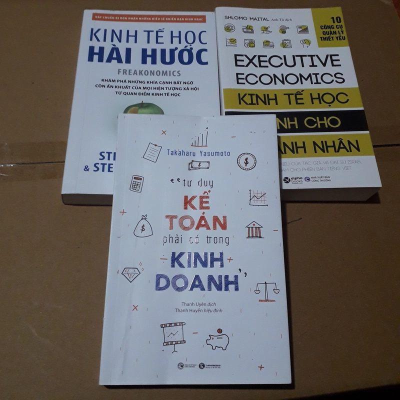 BỘ 3 CUỐN : KINH TẾ + KINH DOANH + KẾ TOÁN 316976