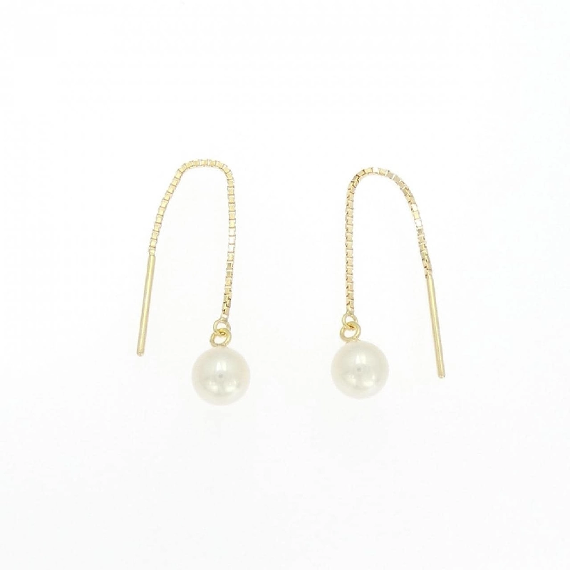 Bông tai Akoya Pearl 5.5mm - Hàng hiệu Chính hãng K18YG 867223