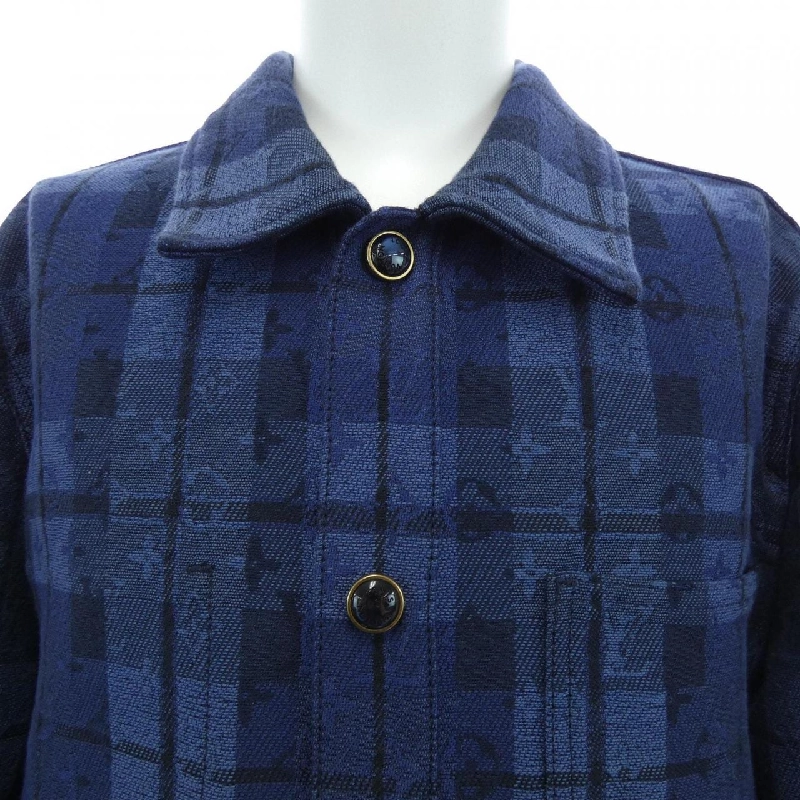 Áo khoác denim họa tiết monogram tartan LOUIS VUITTON HUS21WXAE - Hàng hiệu Authentic 889472
