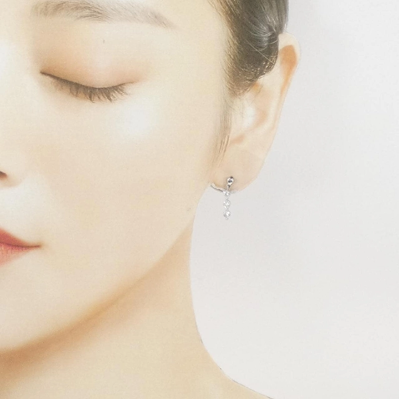 PT900 Bông tai kim cương hình trái tim 0.56CT - Hàng hiệu Chính hãng 868910