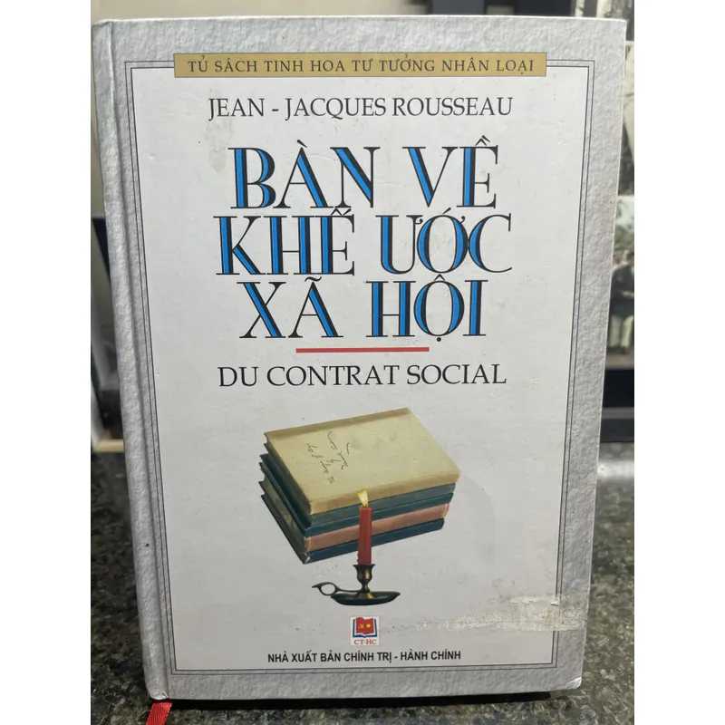Bàn về khế ước xã hội Jean Jacques Roussea bìa cứng 740451