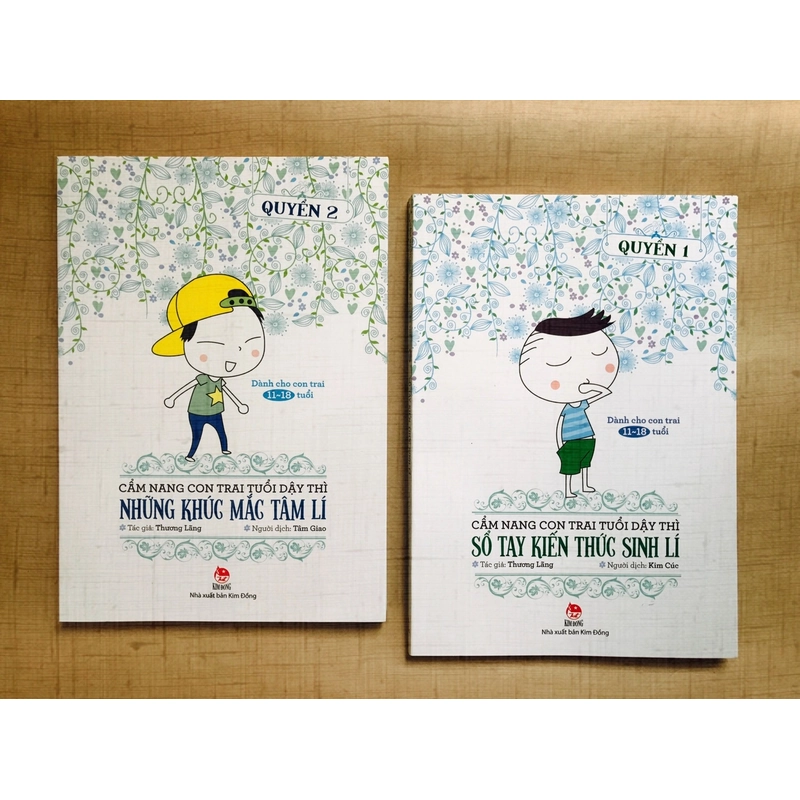 Sách giáo dục giới tính - Cẩm nang con trai tuổi dậy thì (2 tập) 536261