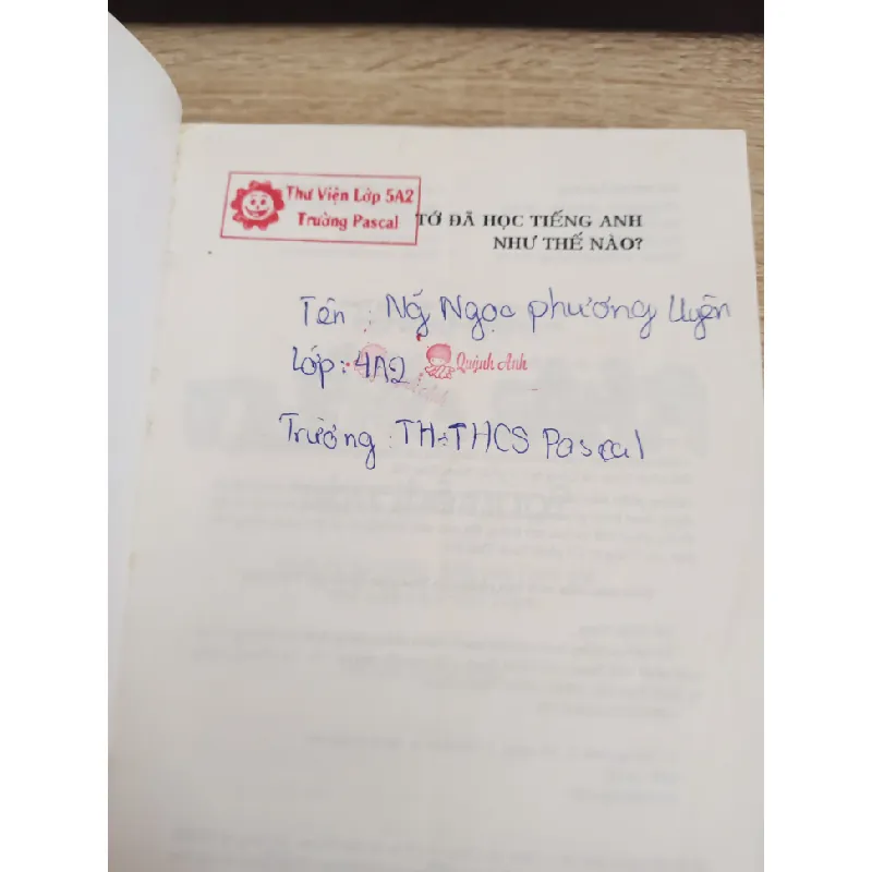 [Phiên Chợ Sách Cũ] Tớ Đã Học Tiếng Anh Như Thế Nào? (2014) - Đỗ Nhật Nam S1507 506332