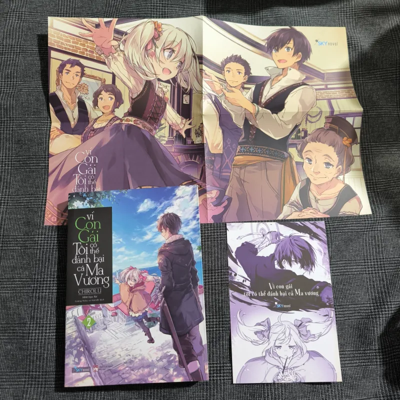 Vì con gái tôi có thể đánh bại cả Ma Vương (Tập 1-6) - Light Novel  - Giá bìa 735k 792752