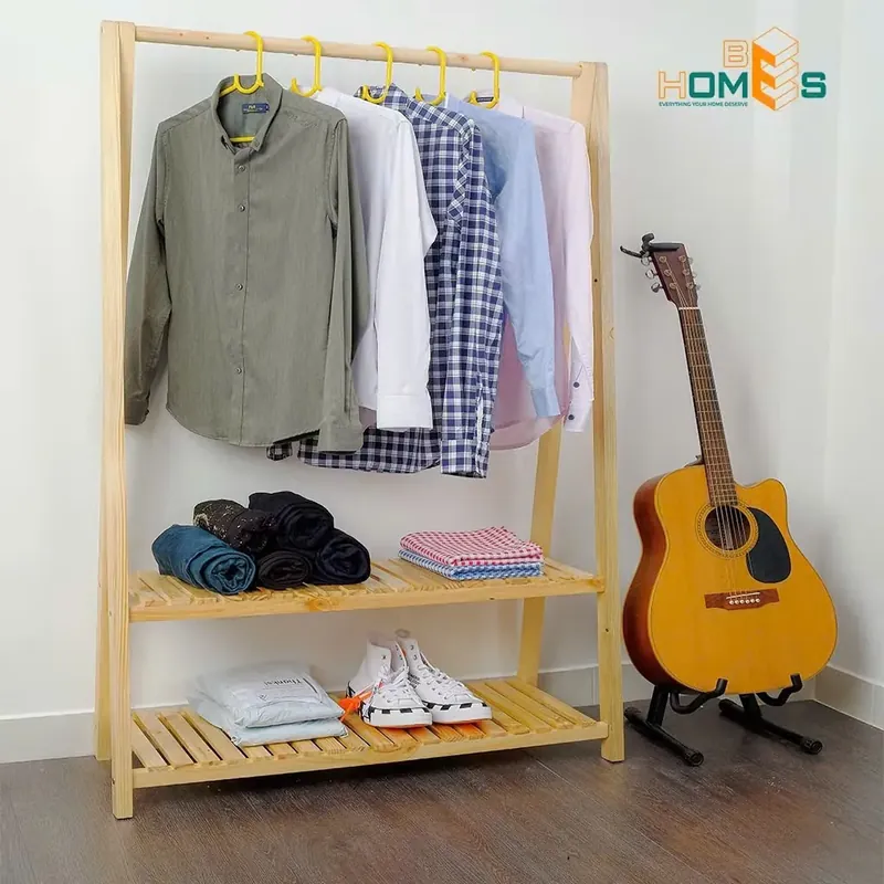 Giá treo quần áo gỗ chữ A 696097