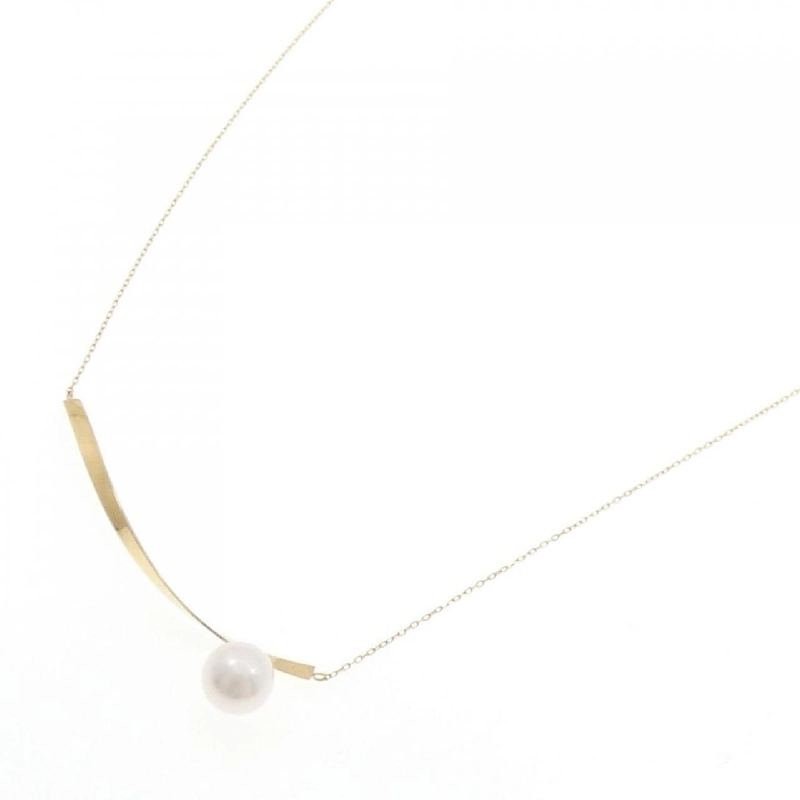 K18YG Ngọc trai Akoya Dây chuyền 7mm - Hàng hiệu Chính hãng 856449