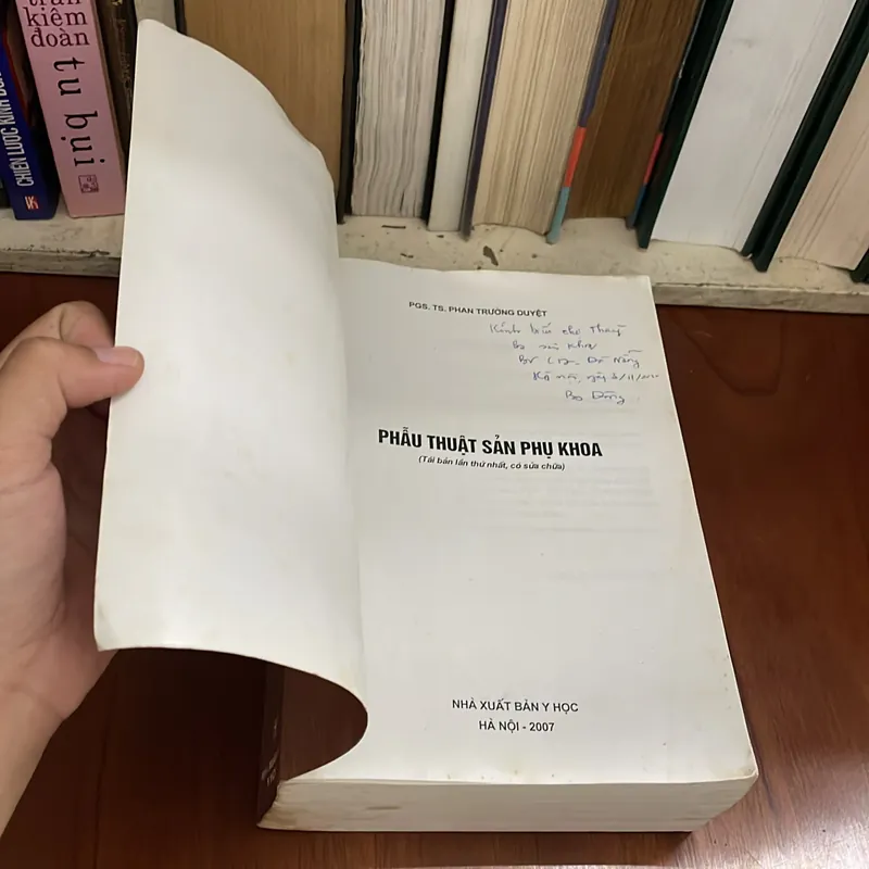 II Sách Y Học: Phẫu Thuật Sản Phụ Khoa - PGS.TS. Phan Trường Duyệt - 2007  575037