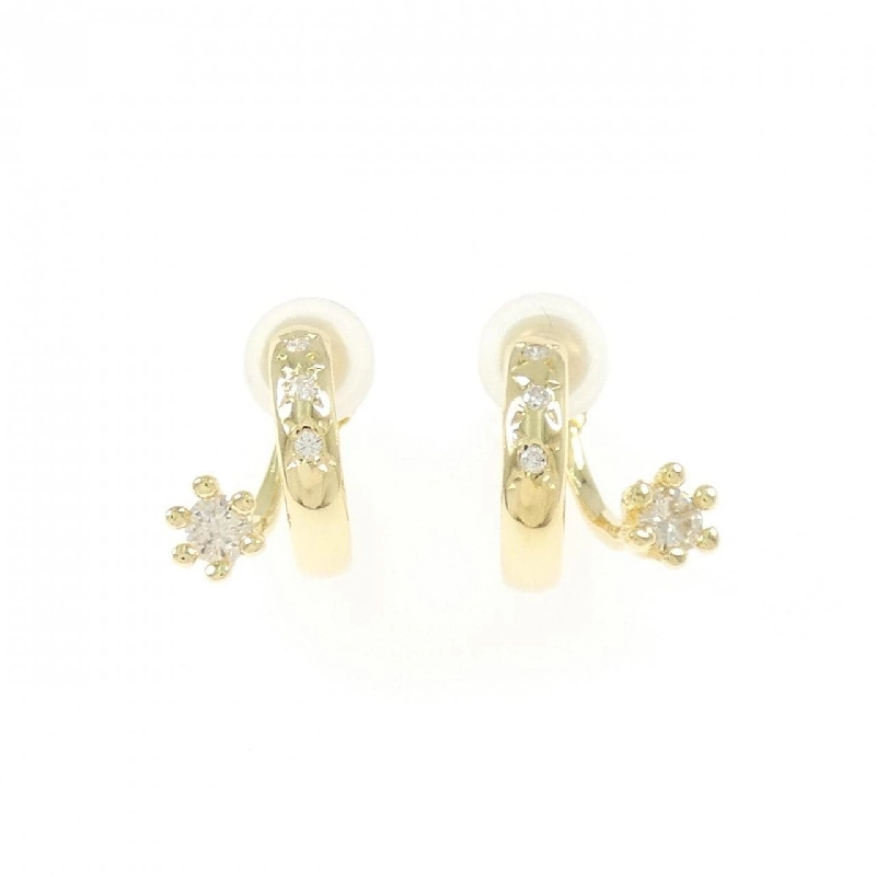 K18YG Bông tai kim cương 0.19CT - Hàng hiệu Chính hãng 871846