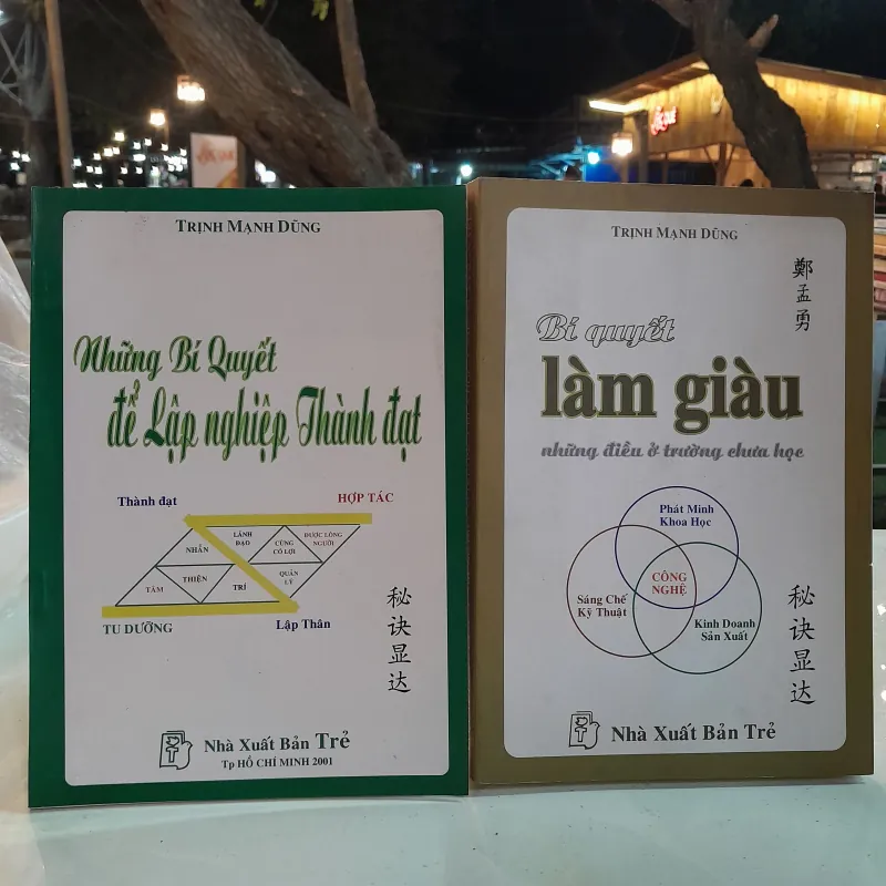 BÍ QUYẾT LÀM GIÀU, NHỮNG BÍ QUYẾT ĐỂ LẬP NGHIỆP THÀNH ĐẠT - TRỊNH MẠNH DŨNG 790561