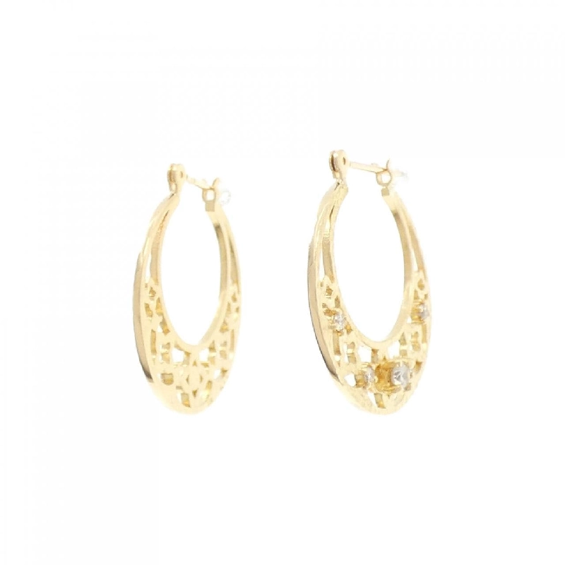 K18YG Bông tai kim cương 0.20CT - Hàng hiệu Chính hãng 869225