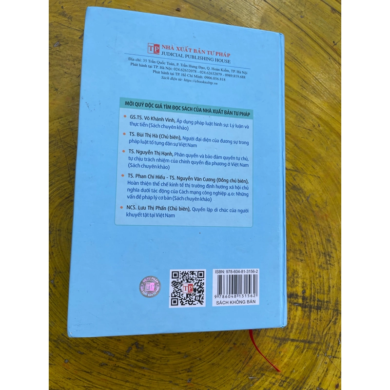 XÃ HỘI HỌC PHÁP LUẬT LÝ LUẬN VÀ THỰC TIỄN- GSTS VÕ KHÁNH LINH 530855