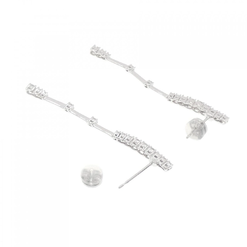 K18WG Bông tai kim cương - Hàng hiệu Authentic 869765