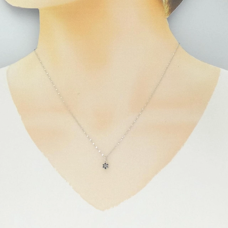 K10WG Hoa Kim Cương Dây Chuyền 0.20CT - Hàng hiệu Chính hãng 857519