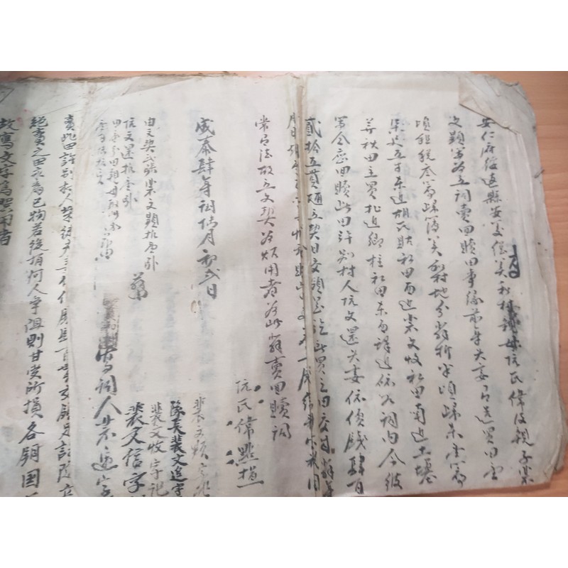 Giấy tờ nhà đất Hán Nôm thời Tự Đức và Thành Thái 72879