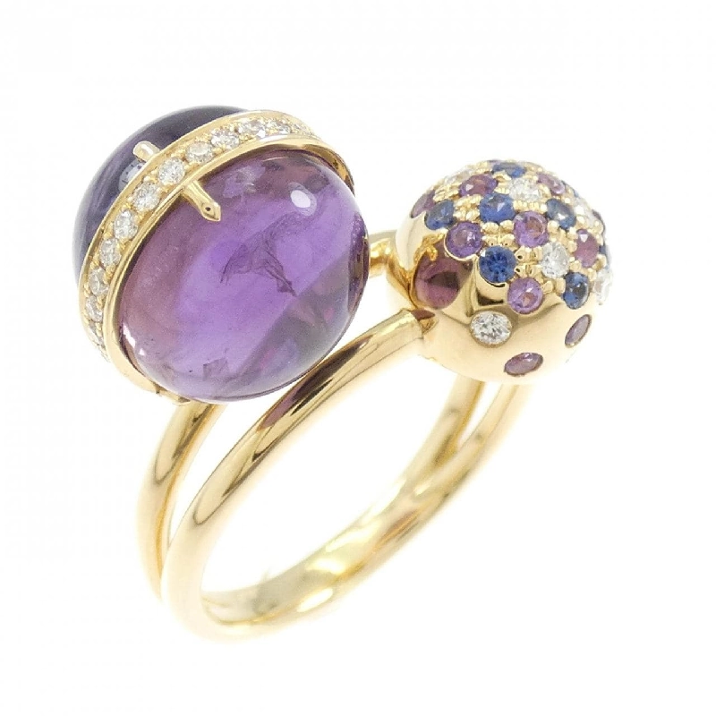 Nhẫn đá màu K18YG - Hàng hiệu Authentic 855273