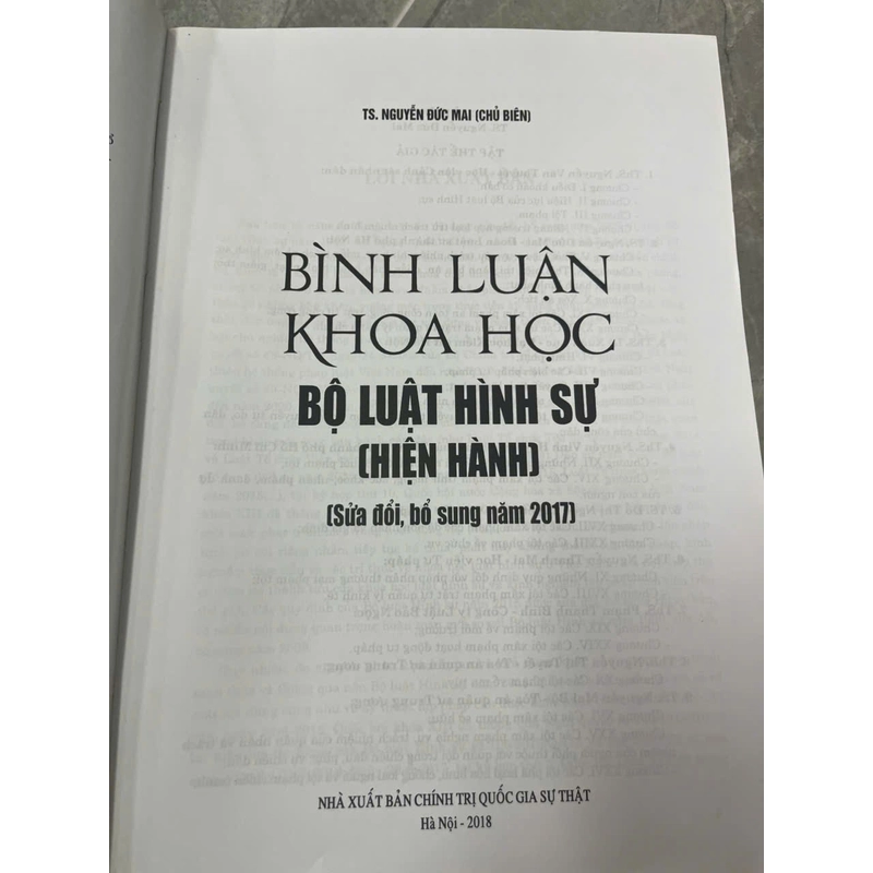 BÌNH LUẬN KHOA HỌC BỘ LUẬT HÌNH SỰ HIỆN HÀNH 533757