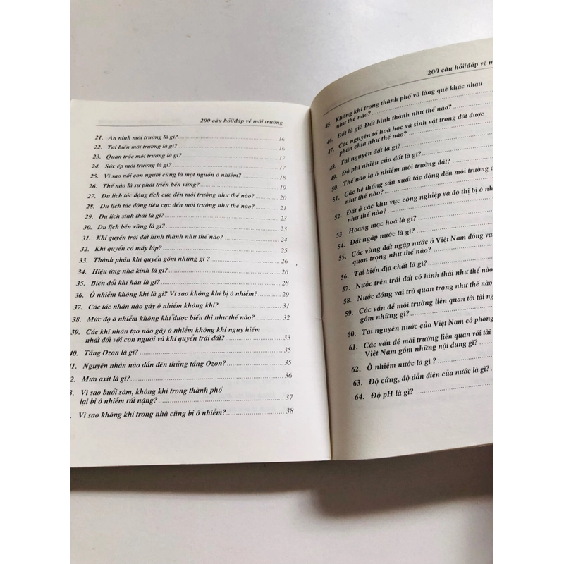 200 CÂU HỎI/ ĐÁP VỀ MÔI TRƯỜNG  523744