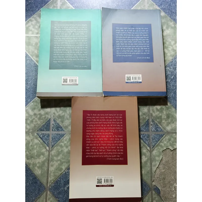 Sự phát triển của tư tưởng ở Việt Nam( từ thế kỷ XIX đến cách mạng tháng tám ) ( 3 tập) 1019404