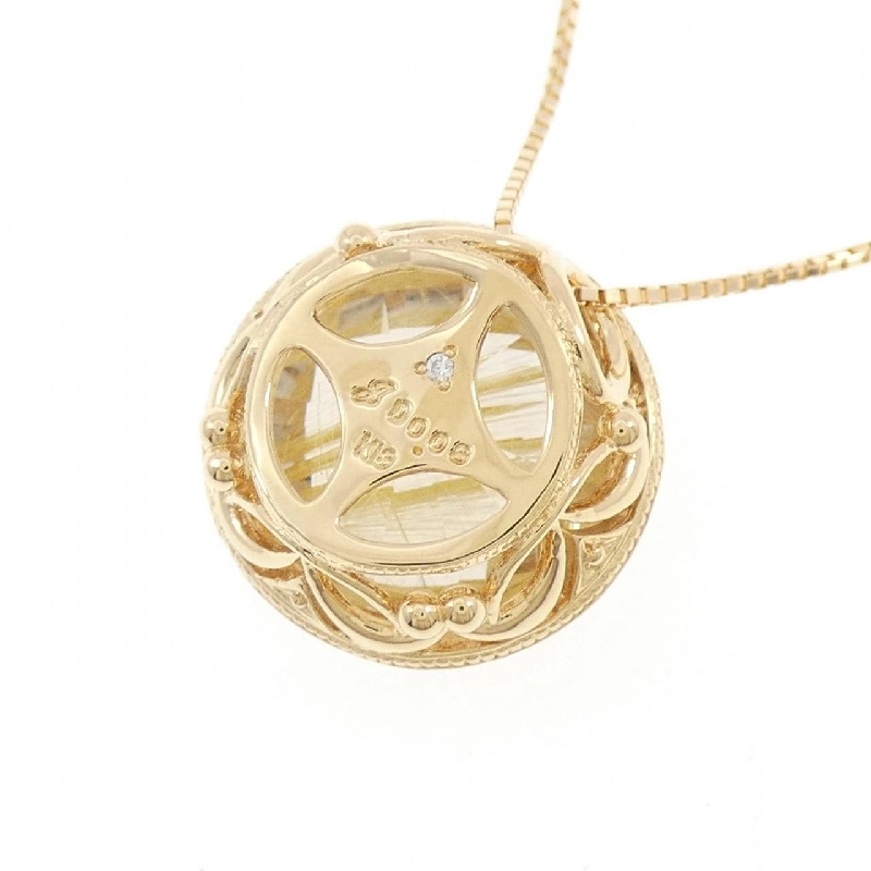 K18YG Thạch anh rutile - Hàng hiệu Authentic 863694