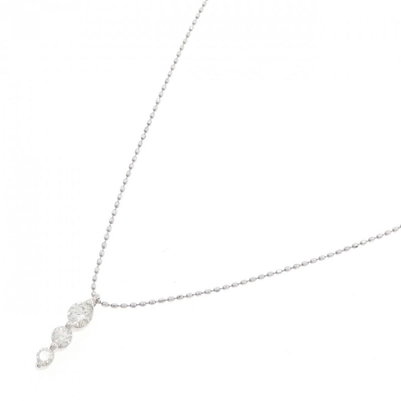 K18WG Dây chuyền kim cương ba viên 0.30CT - Hàng hiệu Chính hãng 867249