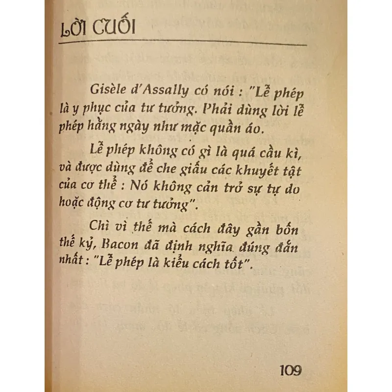 Lễ Giáo Xưa và Nay 1009103