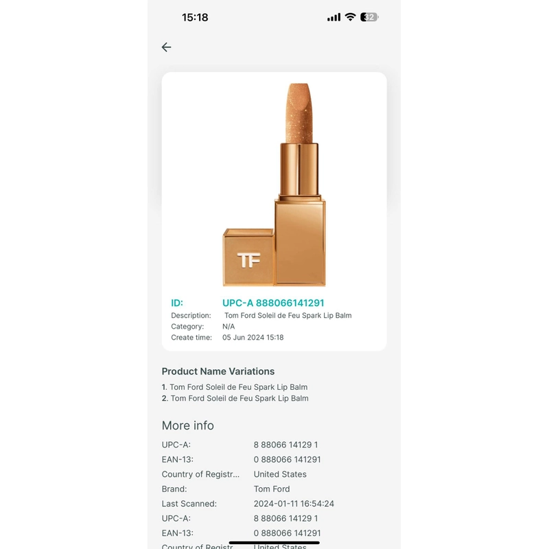 Son TF chuẩn auth 455741