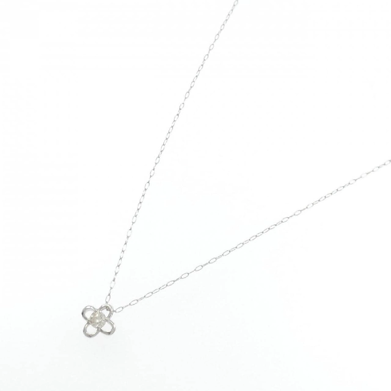 Dây chuyền kim cương hoa PT900/PT850 0.08CT - Hàng hiệu Chính hãng 860946