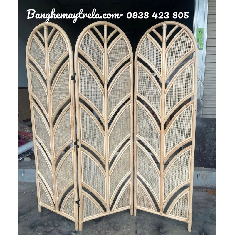 Bình phong mây tre tự nhiên 496192