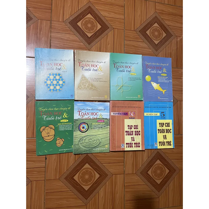 TRỌN BỘ 8 CUỐN TUYỂN CHỌN THEO CHUYÊN ĐỀ TOÁN HỌC & TUỔI TRẺ 713209