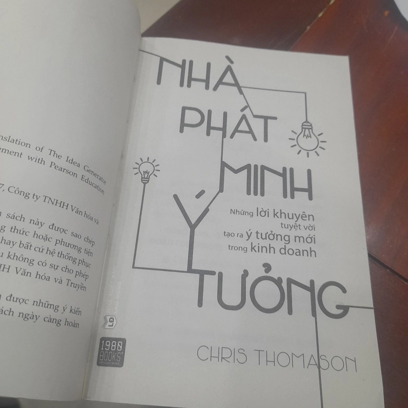 Chris Thomason - NHÀ PHÁT MINH, những lời khuyên tuyệt vời rạo ra ý tưởng mới... 357709