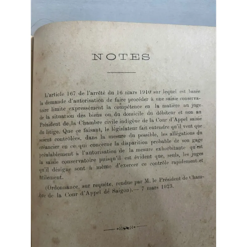 Procédure en Matière Civile Indigène – Paul Dufilho - sài gòn 1922 1023814