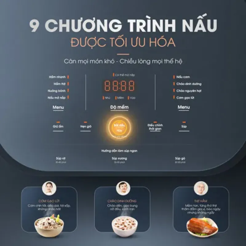 KALITE KPC5001 – Nồi áp suất đa năng – Nấu canh, hầm thịt, nấu súp cực tiện lợi 696315