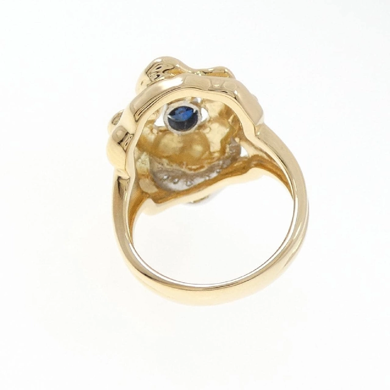 Nhẫn Sapphire K18YG/PT900 0.60CT 670033