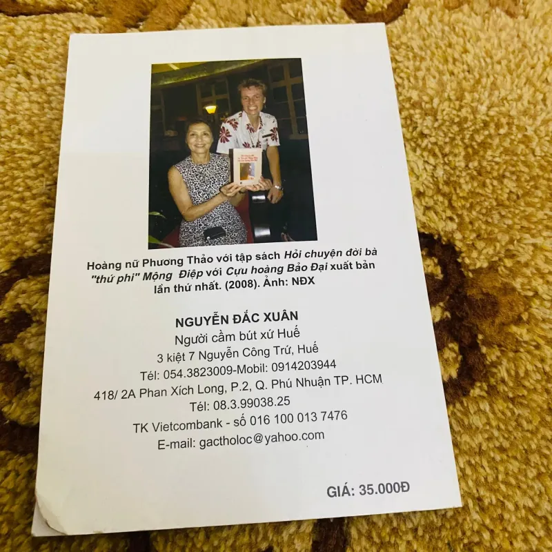 Hỏi chuyện đời bà "thứ phi" Mộng Điệp với Cựu hoàng Bảo Đại - Nguyễn Đắc Xuân#HATRA 1005333