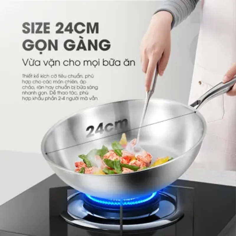 Kalite ECO24 – Chảo rán inox liền khối cao cấp cho gia đình 734563