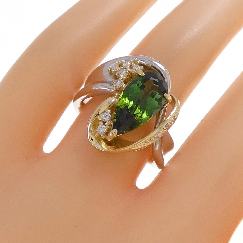 Nhẫn tourmaline PT900/K18YG 3.24CT 669522