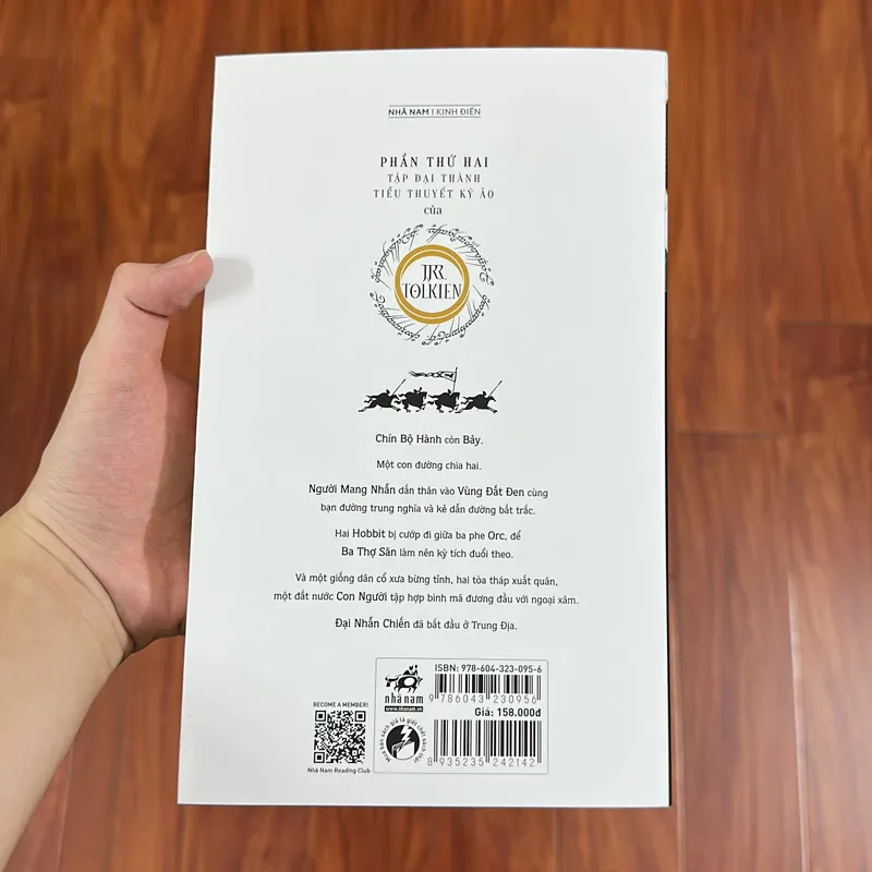 Sách - Chúa tể những chiếc nhẫn (Tập 2) - Hai tòa tháp (Nhã Nam) 699205