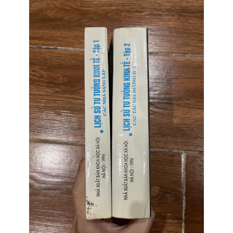 LỊCH SỬ TƯ TƯỞNG KINH TẾ bộ 2 tập -  Giáo Sư A. GÉLÉDAN chủ biên (6) 703720