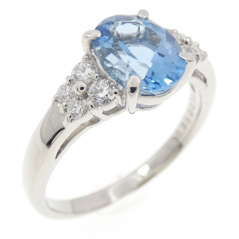 Nhẫn Aquamarine PT900 0.95CT - Hàng hiệu Chính hãng 851884