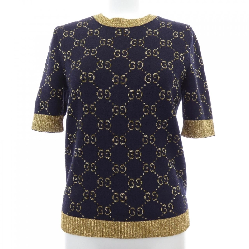 Gucci GG Cotton Lame Fabric Top 526759-X9W83 Knit - Hàng hiệu Authentic 774949