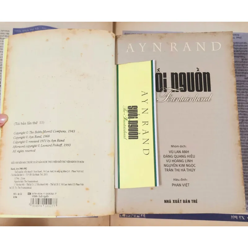 Tác phẩm văn học kinh điển: SUỐI NGUỒN (Ayn Rand) 1002178