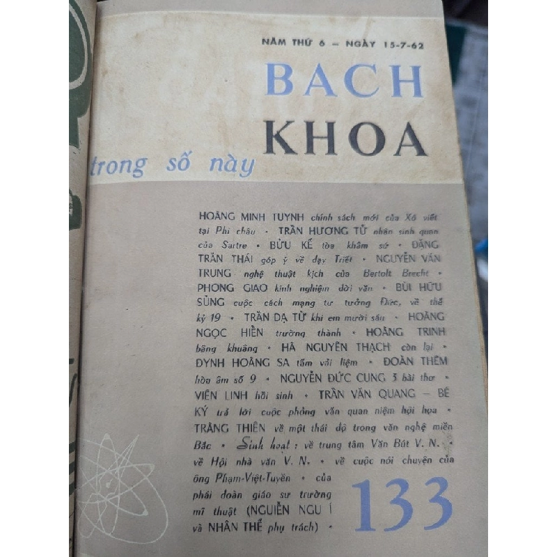 Tạp Chí Bách Khoa (114,133,134,135,136,137,138 Đóng Chung ) 277656