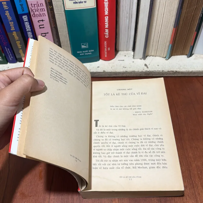 II Sách Kỹ Năng: Từ Tốt Đến Vĩ Đại - JIM COLLINS - 2014 756794