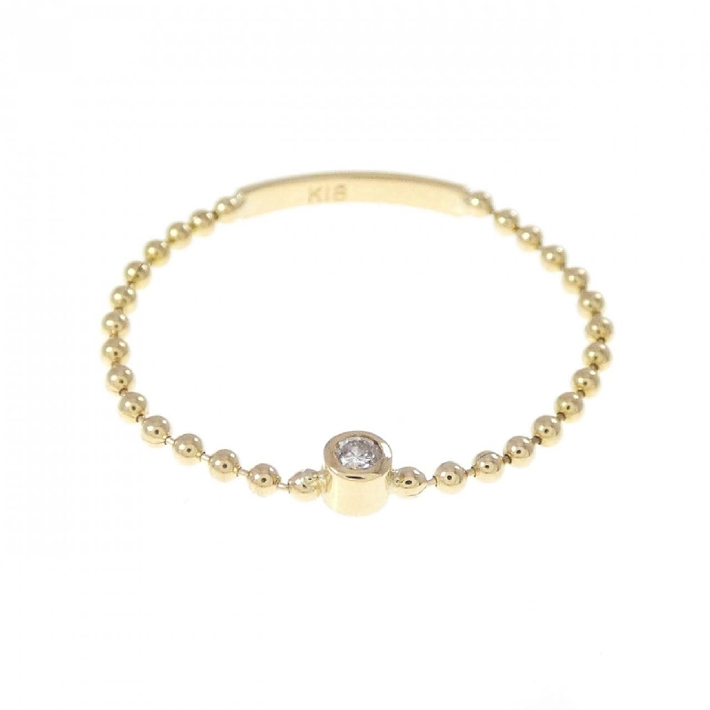 Nhẫn kim cương K18YG 666106