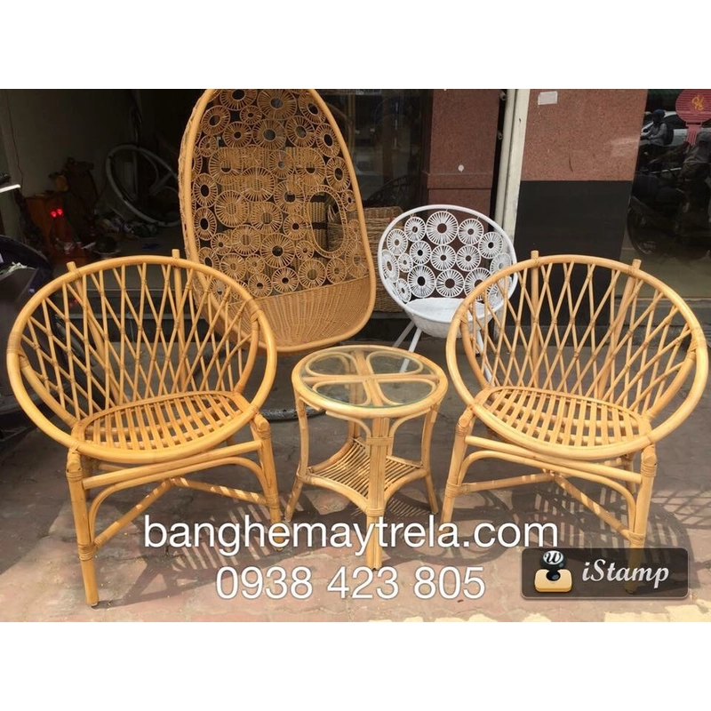Ghế đơn mây tự nhiên phòng khách 443433