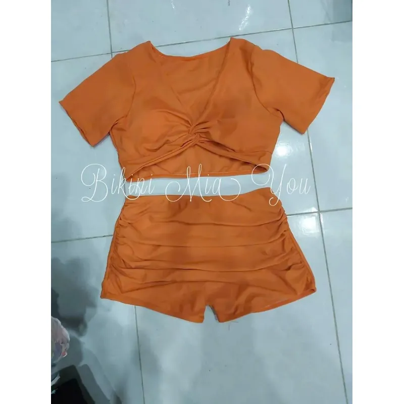 Set Monokini 3 Màu Vàng, Đen, Cam 591633